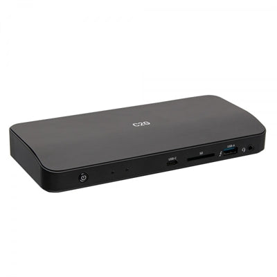 Cables to Go - C2G Thunderbolt 3 Dock - 8K, DP, Ethernet, USB, SD, 3.5mm, 85W