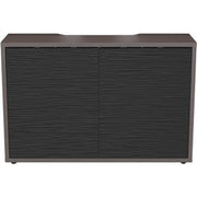 Middle Atlantic C3 HPL Woodkit - 2 Bay - 32 in High - Asian Night with Black Metalwave Doors - TAA Compliant