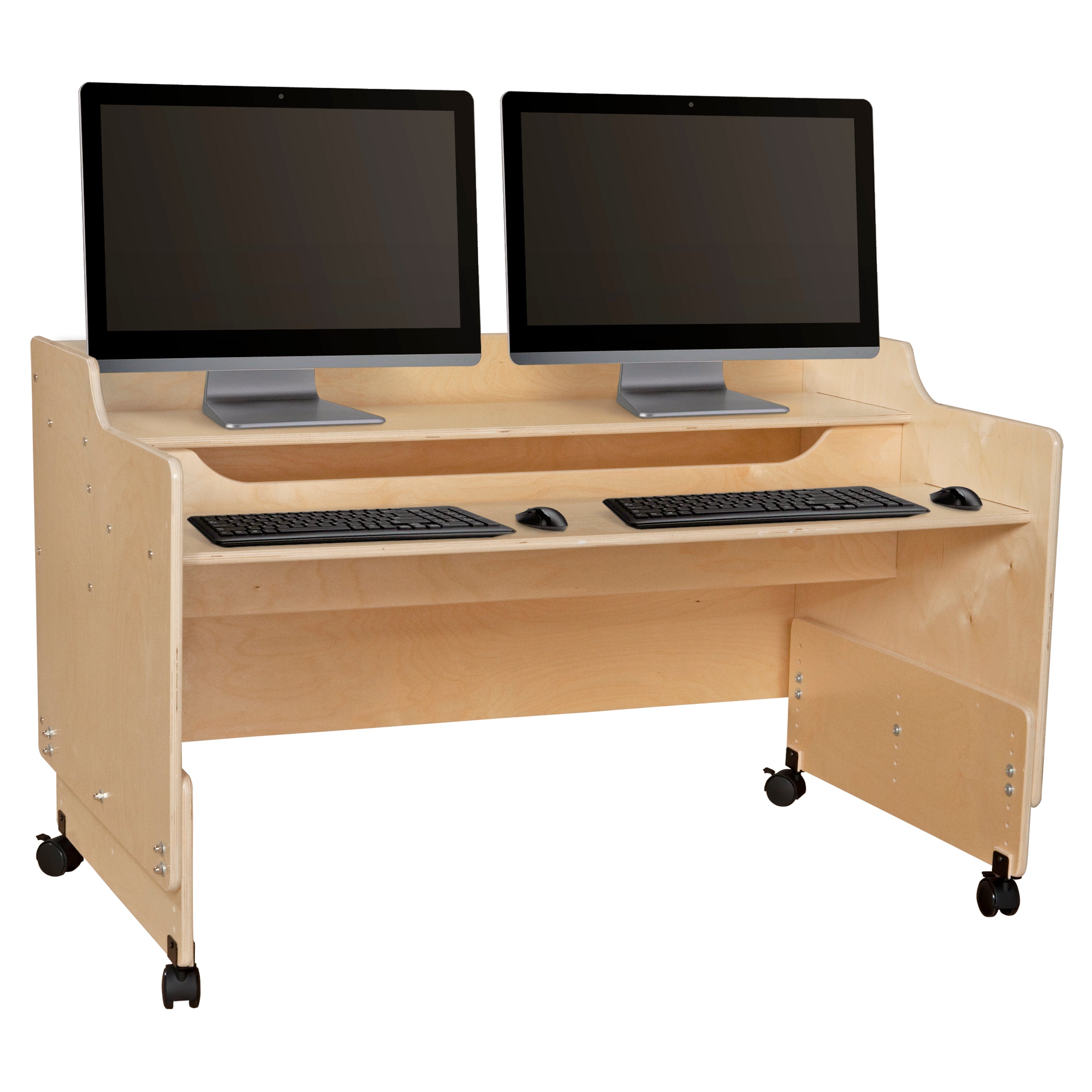 Contender Mobile Computer Desk- 48"W - RTA