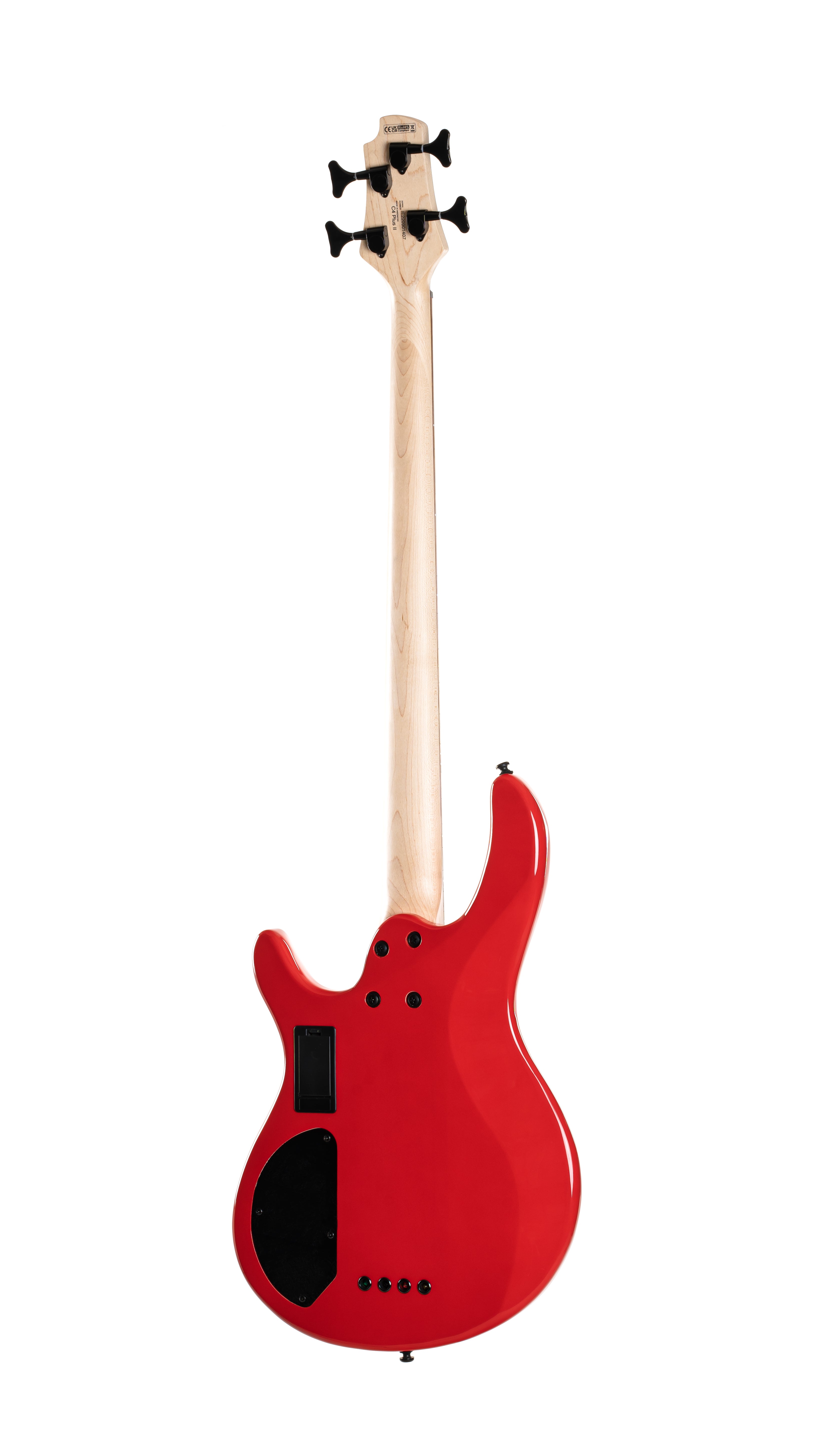 Cort C4DELUXECRD Artisan Series C4 Deluxe Bass Guitar. Candy Red