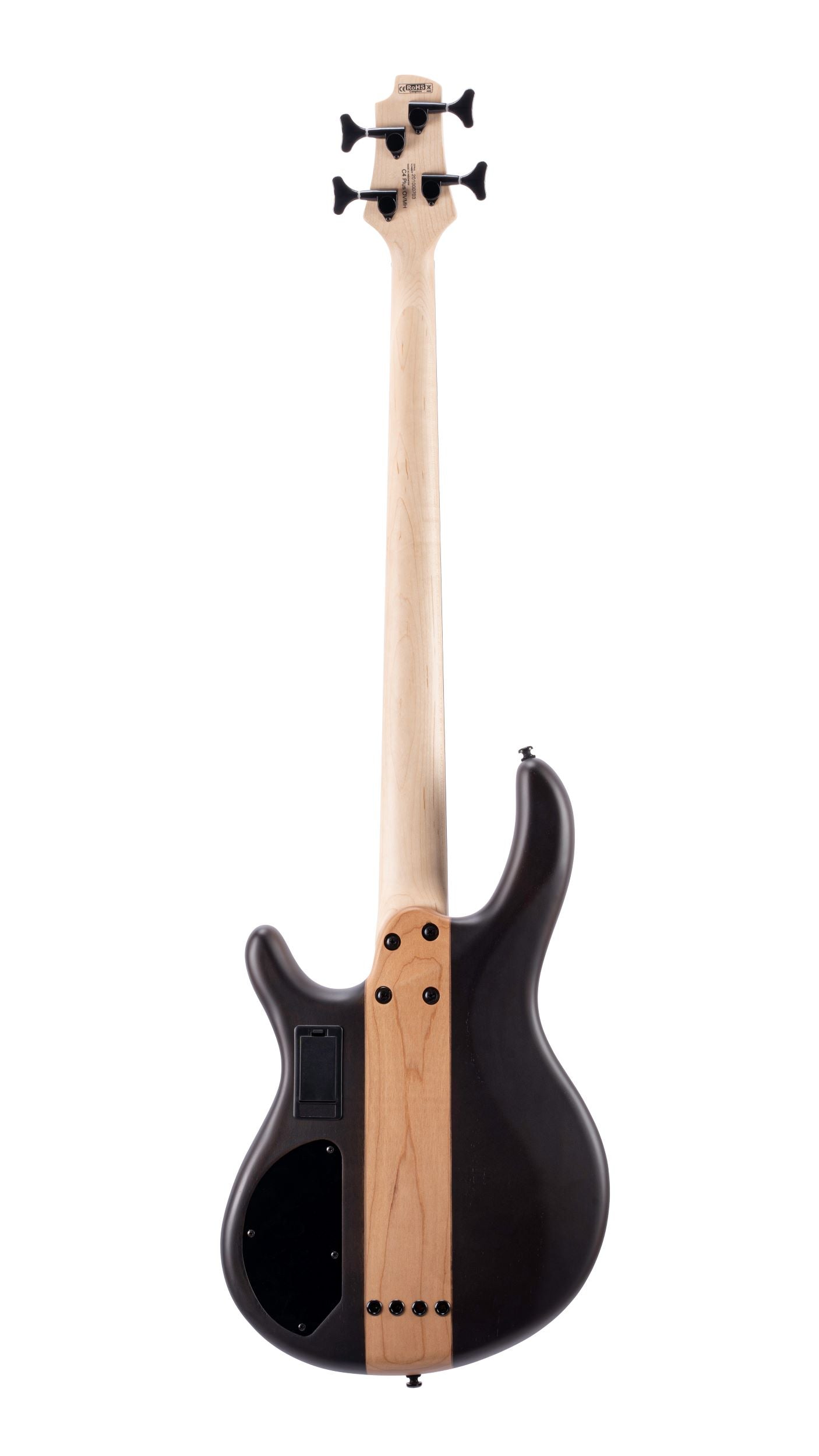 Cort C4PLUSOVMHABB Artisan Series C4 Plus OVMH Bass Guitar. Antique Brown Burst
