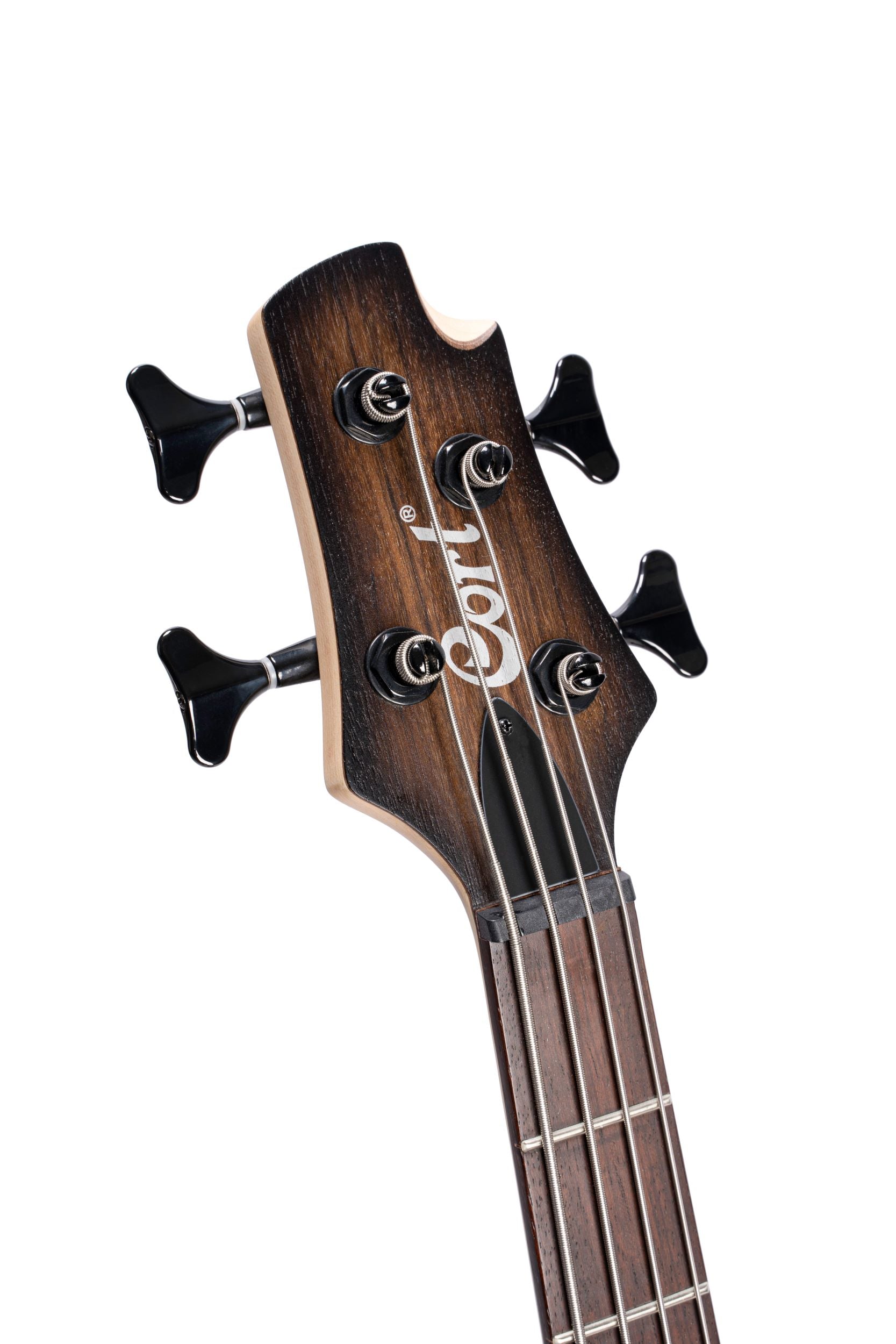 Cort C4PLUSOVMHABB Artisan Series C4 Plus OVMH Bass Guitar. Antique Brown Burst