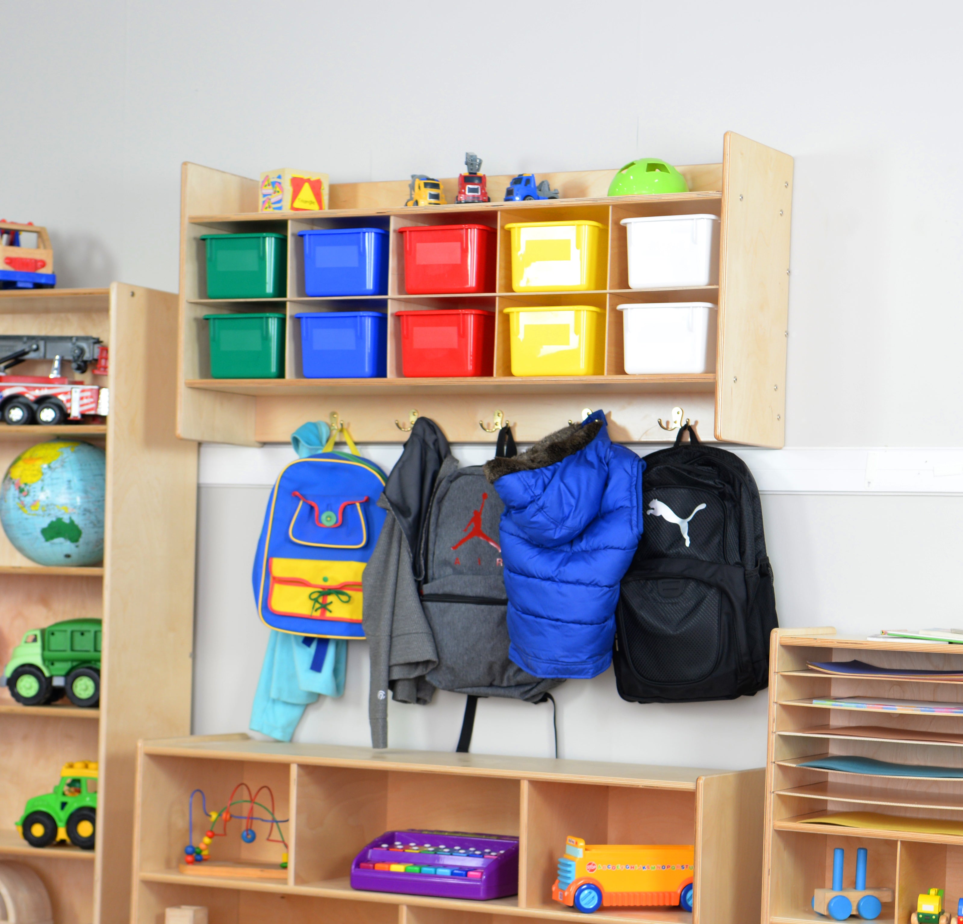 Contender Wall Hanging Storage with (10) Assorted Trays - RTA