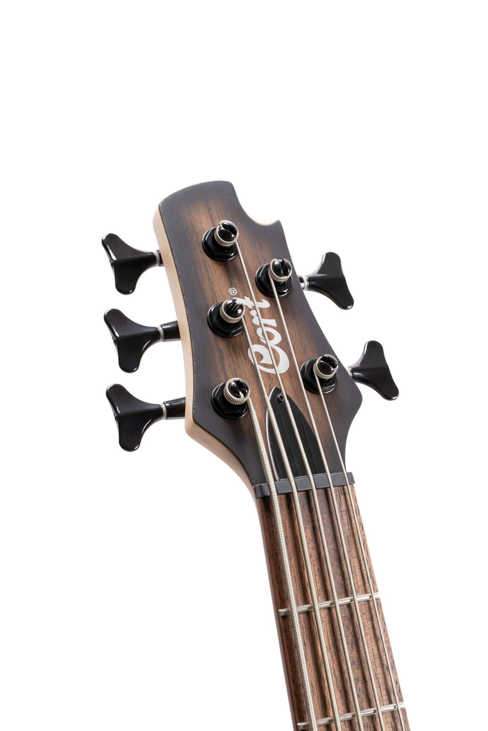 Cort C5PLUSOVMHABB Artisan Series C5 Plus OVMH 5 String Bass Guitar. Antique Brown Burst