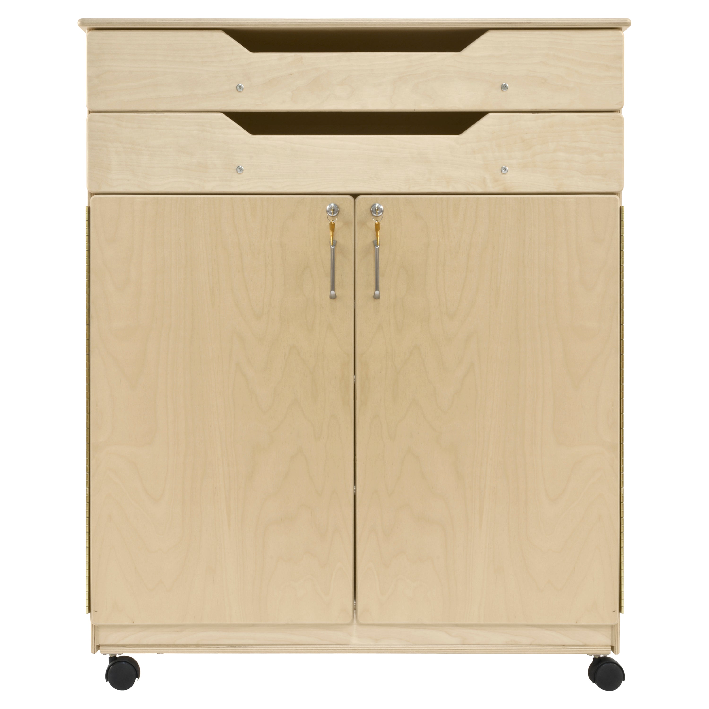 Contender Mobile Storage Cabinet with Exposed Drawers - Assembled
