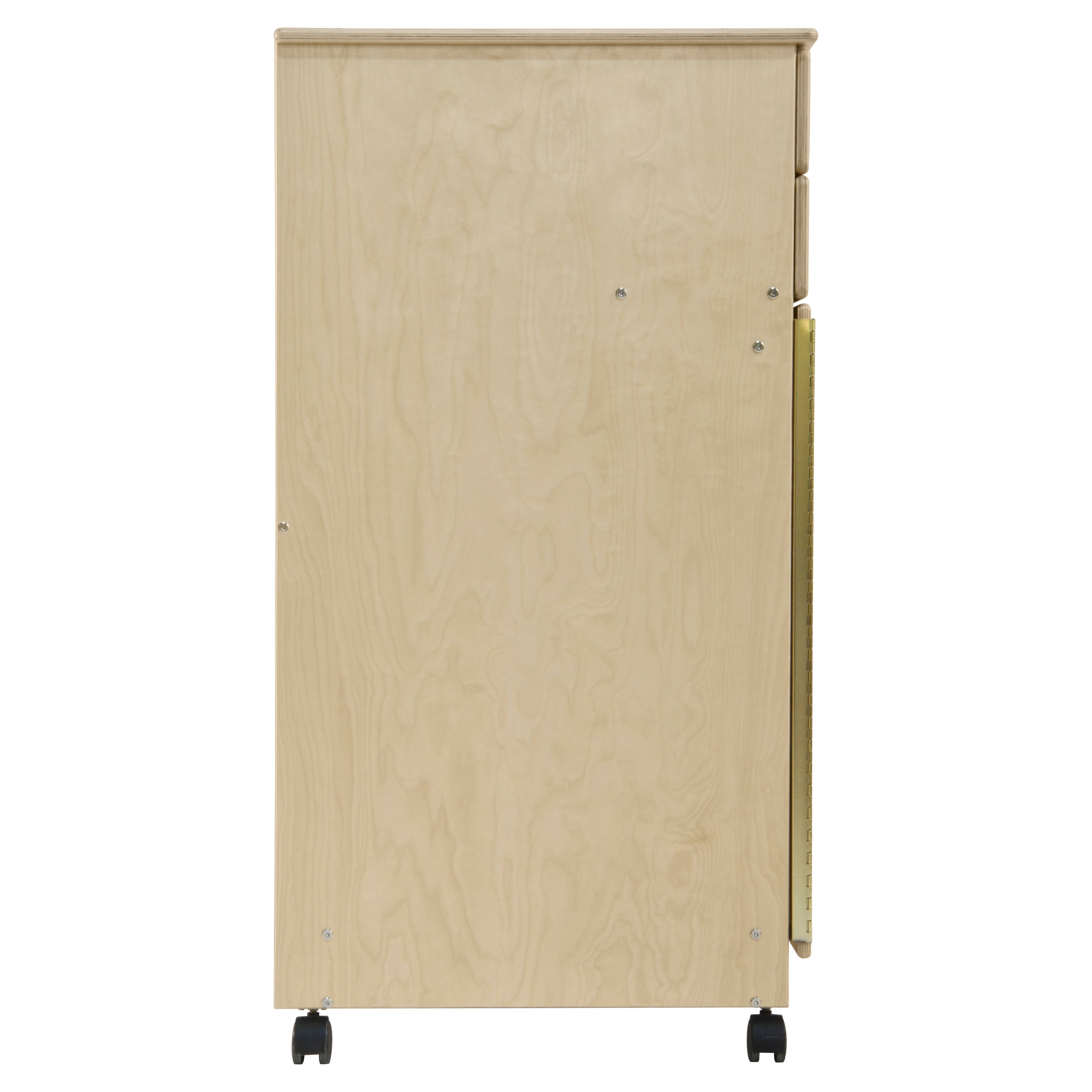 Contender Mobile Storage Cabinet with Exposed Drawers - Assembled