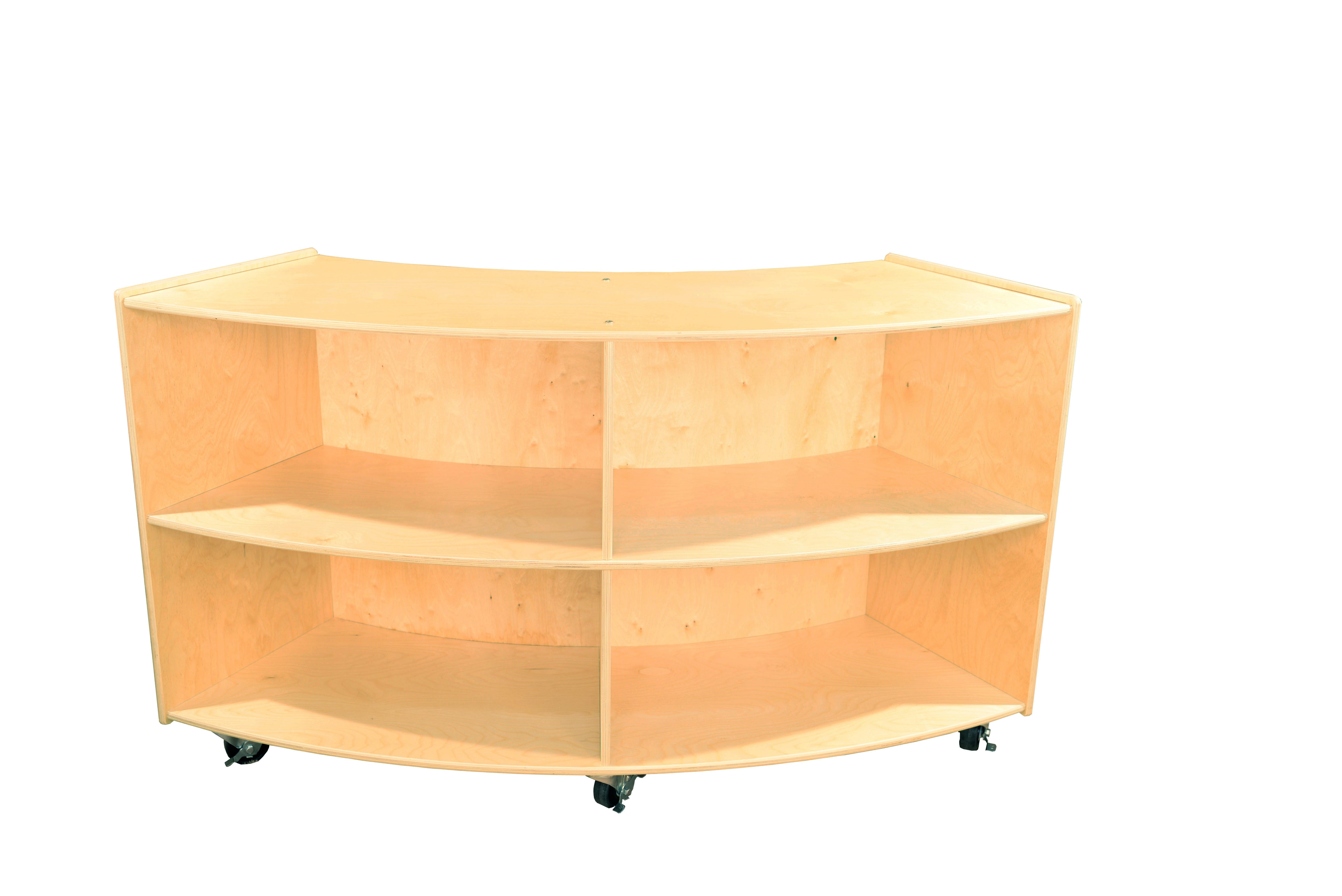 Contender Mobile Concave Storage Unit - Assembled