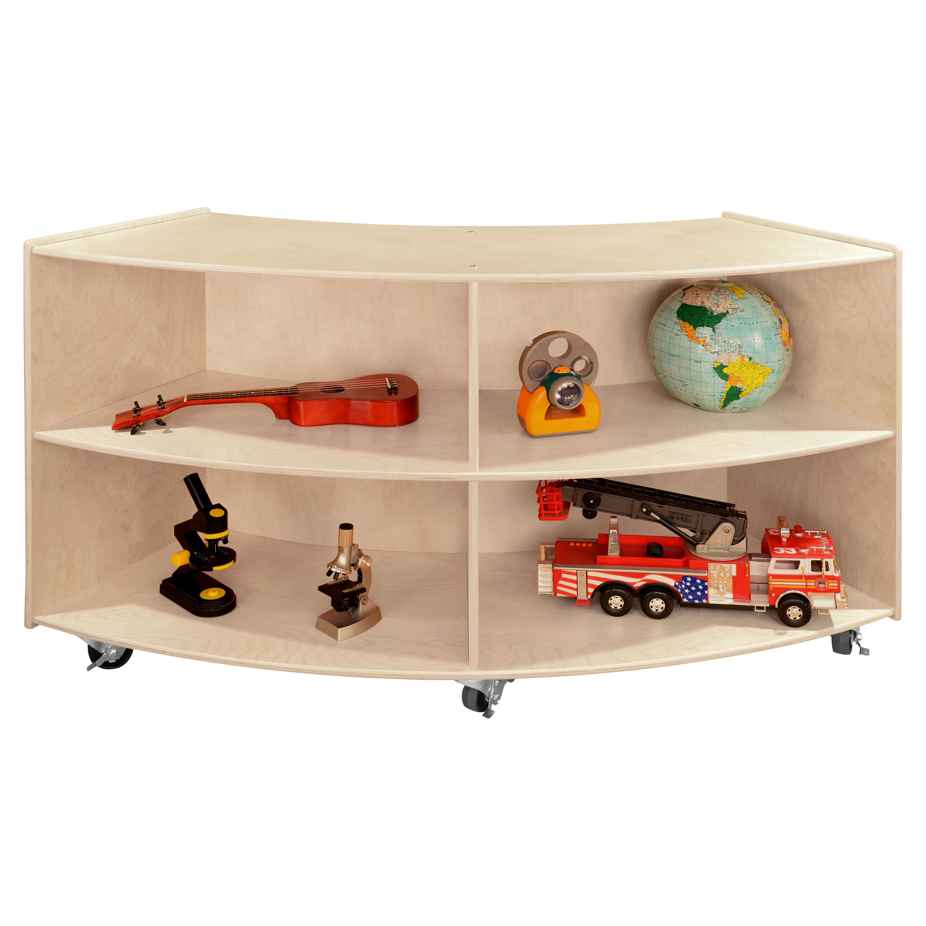 Contender Mobile Concave Storage Unit - Assembled