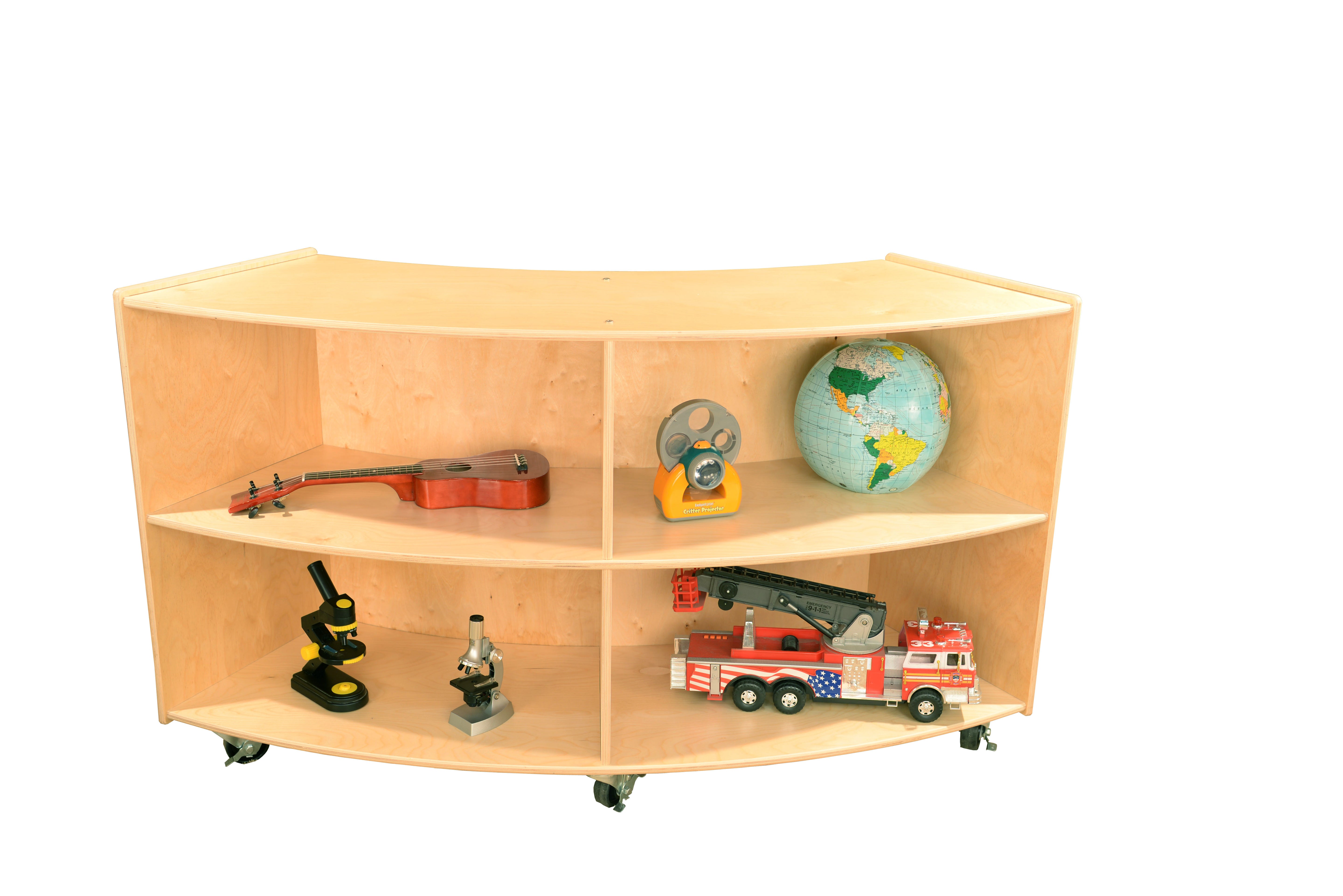Contender Mobile Concave Storage Unit - Assembled