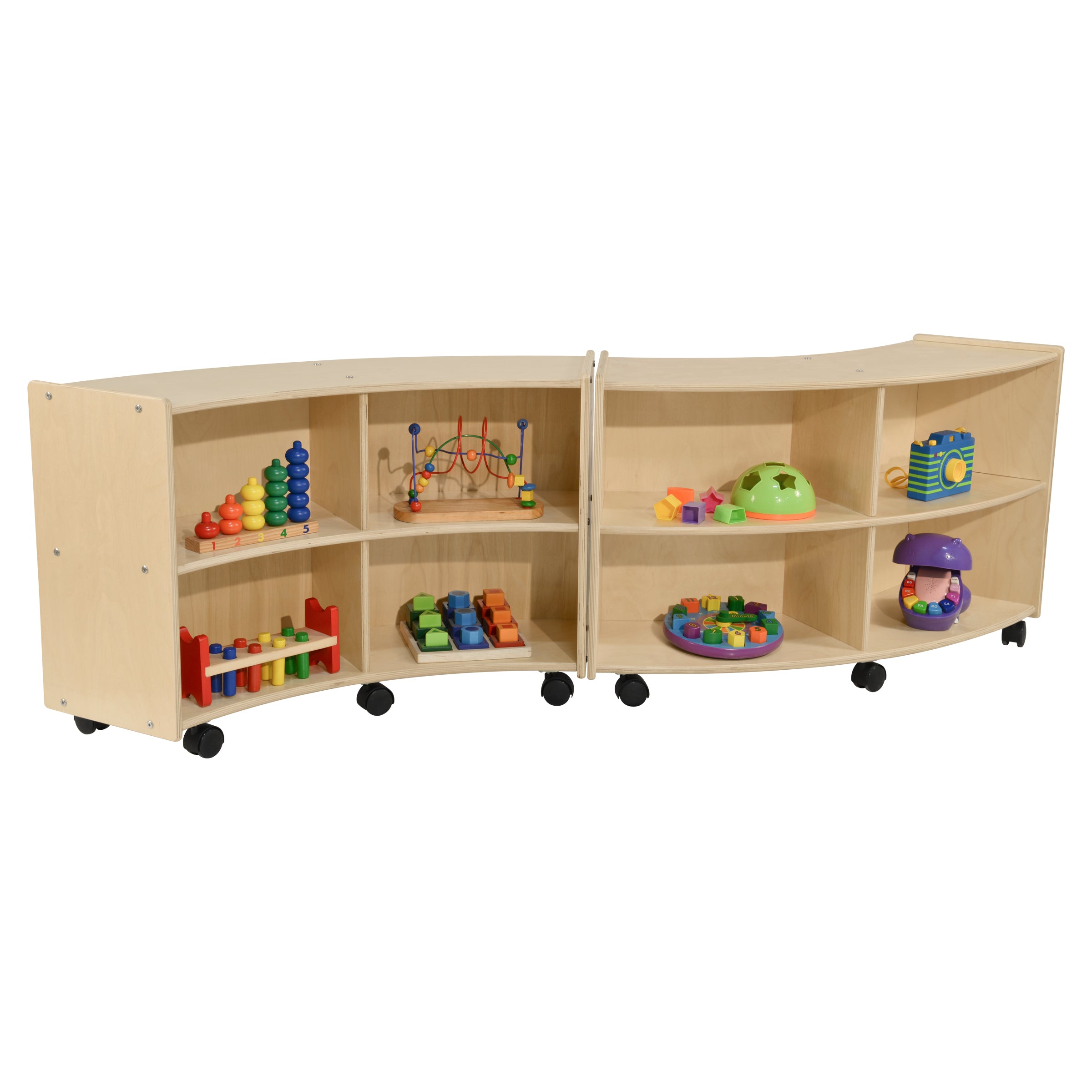 Contender Mobile Concave Storage Unit - Assembled