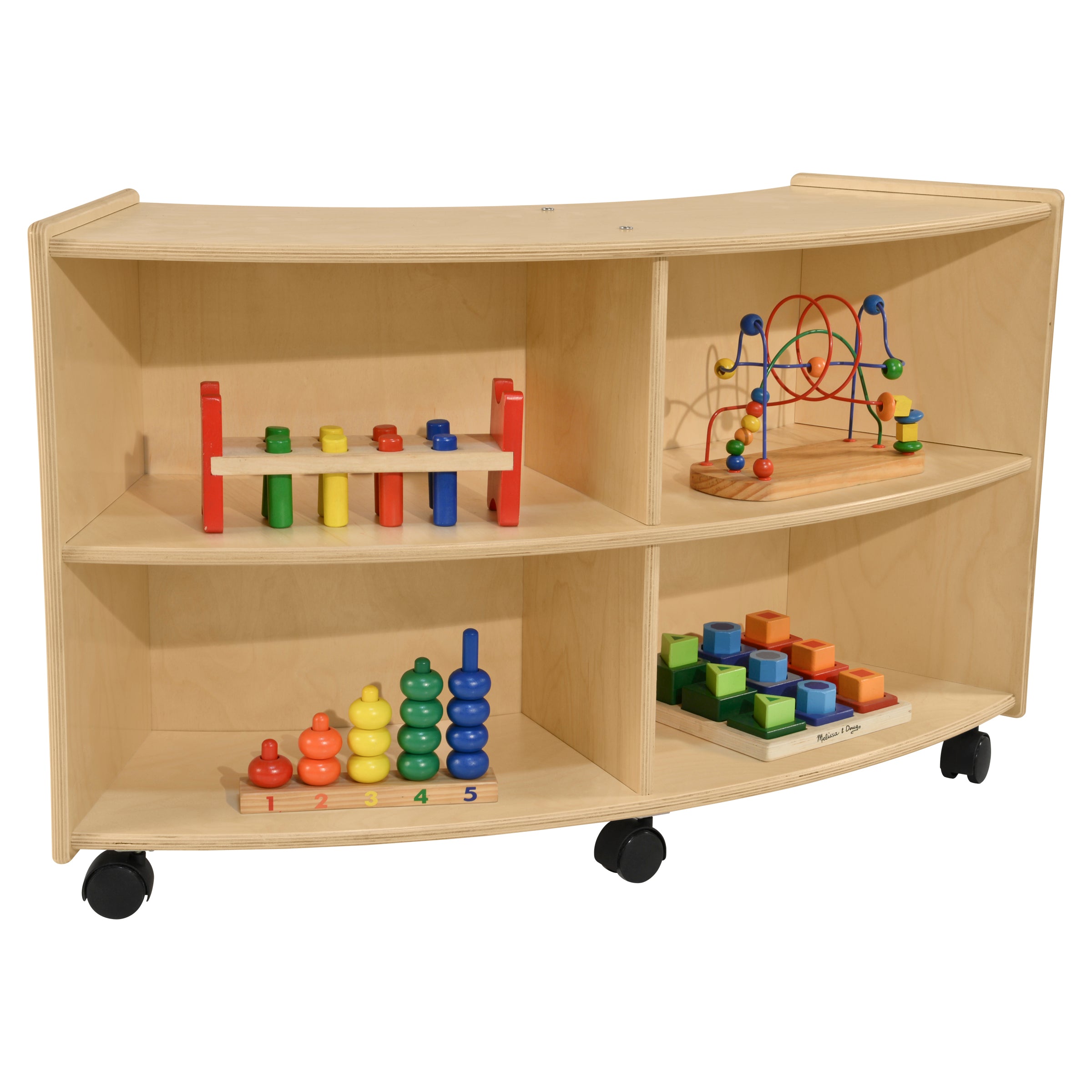 Contender Mobile Concave Storage Unit - Assembled
