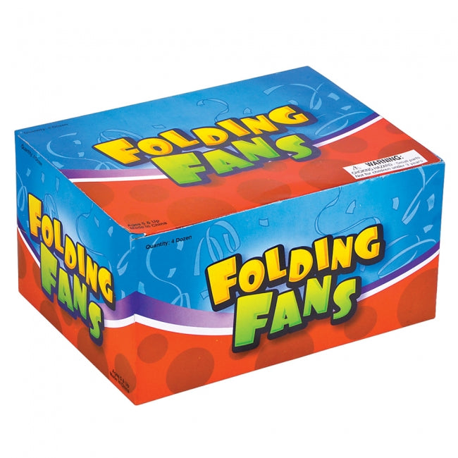 10 Folding Fan Assortment