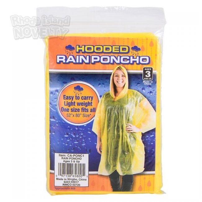 Rain Poncho,Pack of 12
