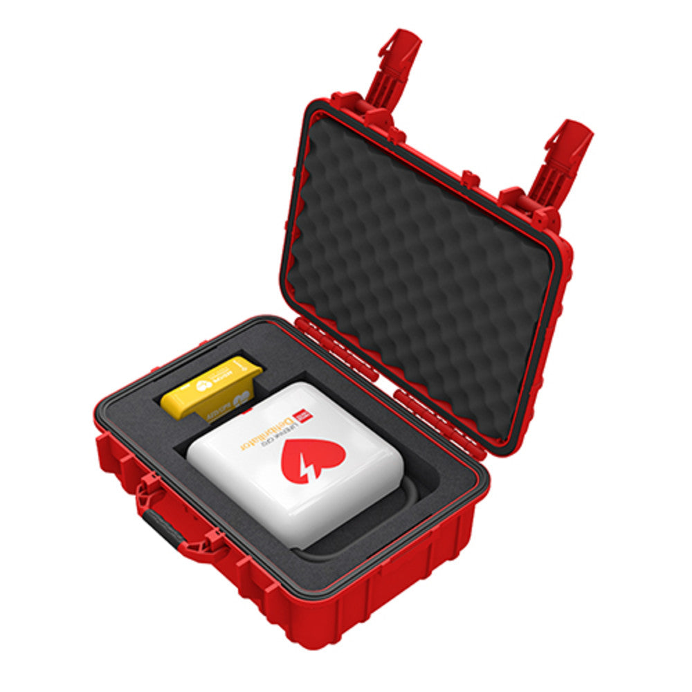 CARDIACT LIFEPAK CR2 Semi-Automatic, USB Defibrillator English Rugged Case