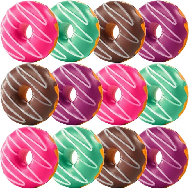 3" Squish Donut,Pack of 12