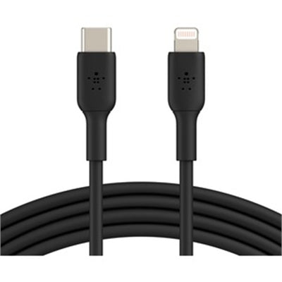 Belkin - BOOST↑CHARGE USB-C to Lightning Cable 3.3ft - Black