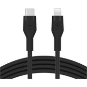 Silicone, USB-c to Ltg, 1m, Blk