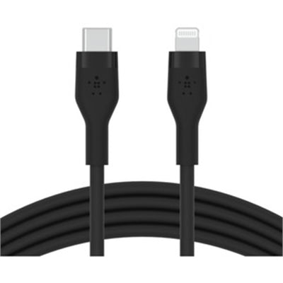 Silicone, USB-c to Ltg, 1m, Blk