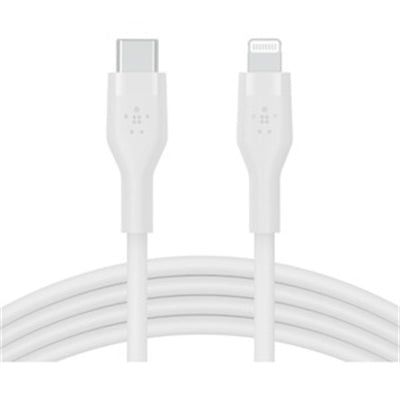 Belkin Boostcharge Pro USB-C Cable with Lightning Connector 3ft White