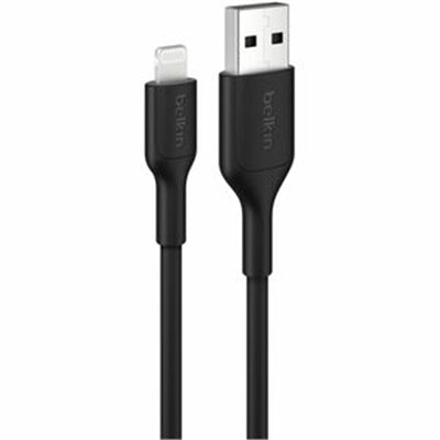 Belkin Boostcharge Eco USB-a to Lightning Cable (2m/6.6ft.) - Soft, Flexible Fast-Charging Cable, Lightning iPhone Charger Cord for iPhone 14 & Earlie