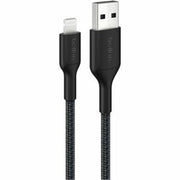 Belkin CAA020fq1MBK Braided PCR USB a to Lightning Cable 1M Black