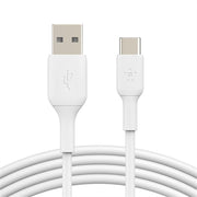 Belkin BoostCharge USB-C to USB-a Cable, 2m/6.6 Ft - White