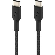 Belkin BoostCharge Braided USB-C to USB-C Cable, 3.3ft - Black