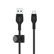 Belkin CAB010bt1MBK 3.28 Ft. Boost Charge Pro Flex USB-a to USB-C Cable - USB-USB-C Data Transfer Cable  Black