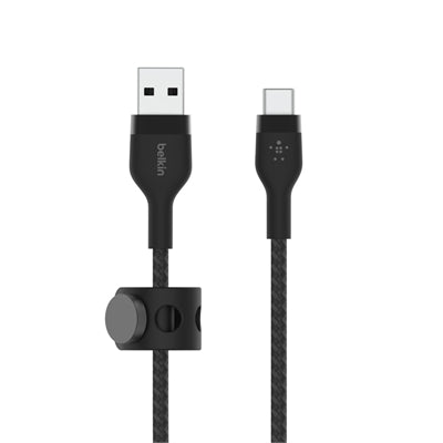 Belkin BoostCharge Pro Flex USB-a to USB-C Cable 15W, 6.6 Ft