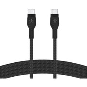 Belkin 60W USB-C to USB-C Cable - 480 Mbps - Silicone, Braided - M/M - 2m/6.6ft - Black
