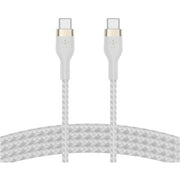 Belkin BoostCharge Pro Flex Braided USB-C to USB-C Charger Cable (2M/6.6FT)  USB-IF Fast Charging Cable for iPhone 16 Series  MacBook Pro  iPad Pro  G