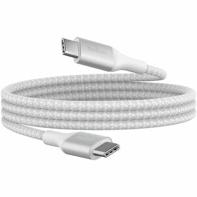 Belkin BoostCharge 240W USB-C to USB-C Cable, 3.3 Ft - White