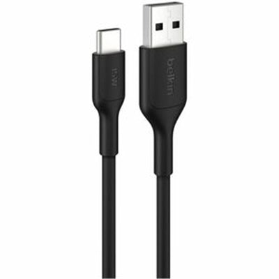 Belkin Boostcharge Eco USB a to USB C Cable (2m/6.6ft. 15w) - Soft, Flexible Fast Charging Cable, Type C Charger Cord for iPhone 16 & 15 Series, Galax