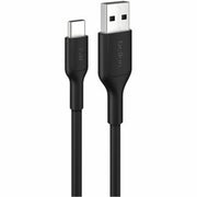 Belkin Boostcharge Eco USB a to USB C Cable (3m/9.8ft. 15w) - Soft, Flexible Fast Charging Cable, Type C Charger Cord for iPhone 16 & 15 Series, Galax