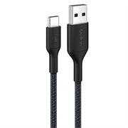 Belkin BoostCharge Pro Braided USB-a to USB-C 2.0 Cable (1M) - Black