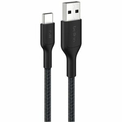 Belkin BoostCharge Pro 3m (10 Ft.) Braided USB-a/USB-C Cable - Black