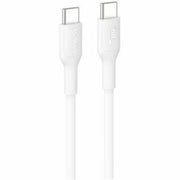 Belkin Eco USB-C to USB-C Cable 6.6ft, 60W - Soft, Braided, Flexible Fast Charging Cable, Type C Charger Cord for iPhone 17, iPhone 16, Galaxy S25, Pi