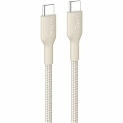 Belkin BoostCharge Pro Braided USB-C to USB-C 240W Charging Cable, Sand
