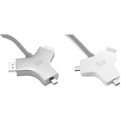 Cisco Multi-Head Cable 4K Compatible with Webex Room Series and Board Series Devices 9 Metres 90-Day Standard Hardware Warranty (CAB-HDMI-MUL4K-9M=)