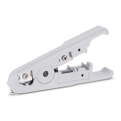 StarTech.com Network Cable Stripper and Cutter  Professional Wire Stripper for UTP/FTP/STP/Coax Cables  Rotary Wire Stripping/Cutting Tool