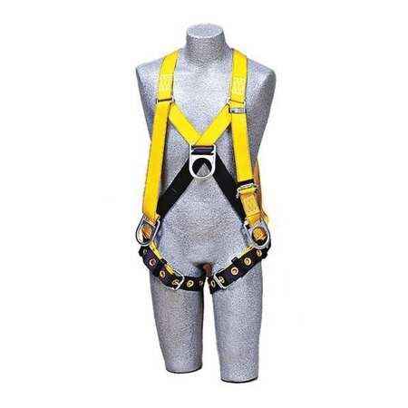 DBI-Sala™ Step-In Style Harness 1102878, Front, Back & Side D-Rings, Tongue Buckle, X-Large