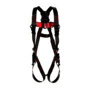 3M Protecta Vest-Style Climbing Harness, Black, XL, 1/Case