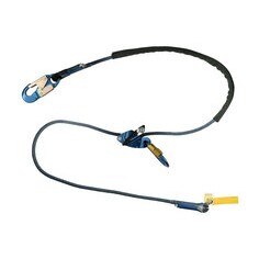 Rope Adjustable Lanyard, Single-Leg, 8 Ft. Length, Snap Hook