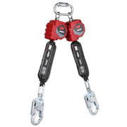 3M™ Protecta® Twin-Leg Self-Retracting Lifeline 3100511, Web, Swivel Snap Hooks, 6 ft