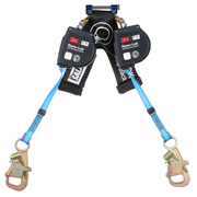3M DBI-SALA Nano-Lok Twin-Leg Self-Retracting Lifeline with Quick Connect 3100617, Web, Wrap Back, 8 ft.