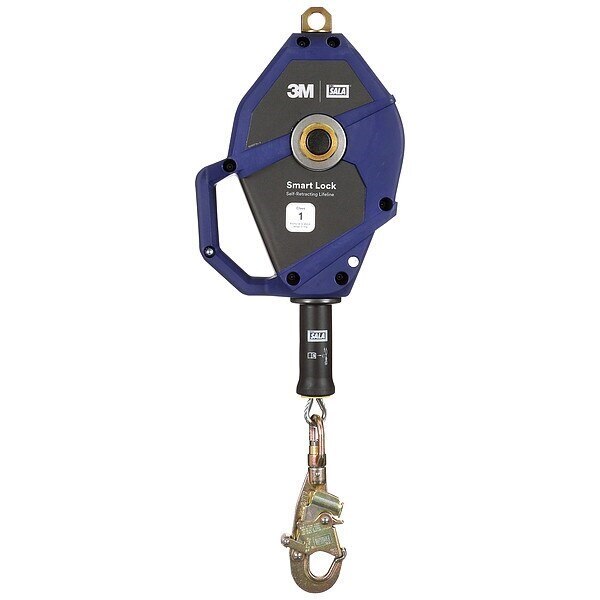 DBI-SALA Smart Lock SRL Lifeline, Blue, 20 ft, Galvanized Cable, Class 1