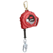 Self-Retracting Lifeline, Galvanized Cable, Steel Swivel Snap Hook, 50ft