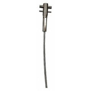 DBI-SALA Swaged Cable, 3/8" Dia., 1x7, Galvanized Steel, 25 FT