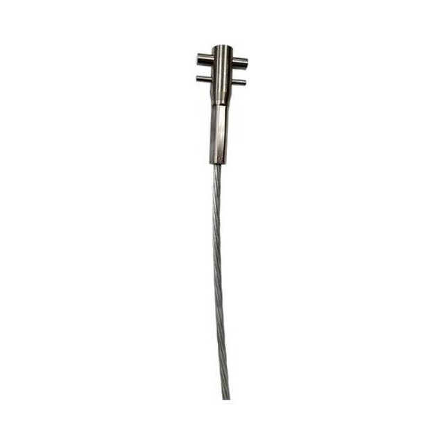 3M DBI-SALA Lad-Saf Swaged Cable, Model: 6104030, Cable Preformation: Left, Regular Lay, Cable Size: 3/8 Inch, Cable Strand: 1x7, Cable Material: Galvanized Steel, Lifeline Length: 30 FT