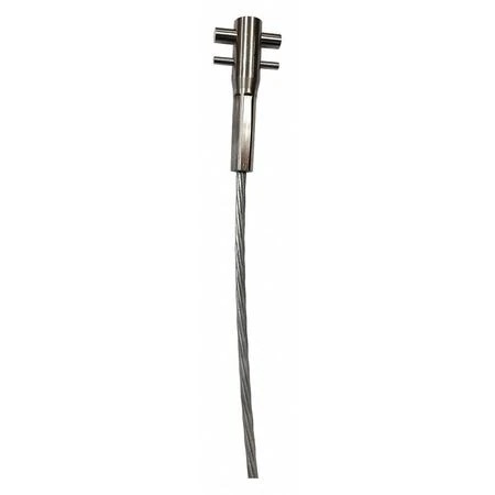 Capital Safety 3M™ DBI-SALA® Lad-Saf™ Swaged Cable 6104150, 3/8 Inch, 1x7, Galvanized Steel, 150 FT